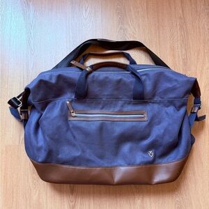 Vessel Golf Weekender Bag Blue and Brown Duffel